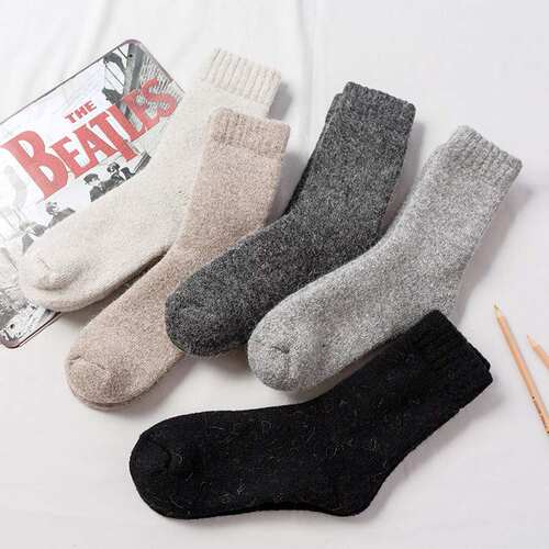 新品winter thick woolr socks for men women warm wool socks