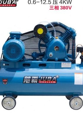 极速新品飓霸空压机0.6-t8空压机铜线电J机4木工喷漆压缩机打气泵