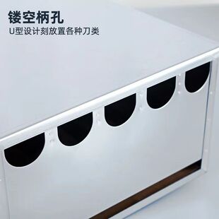 极速饭店不锈钢厨房多格酒店刀架家用盒带厨M房刀座刀盒刀箱大菜