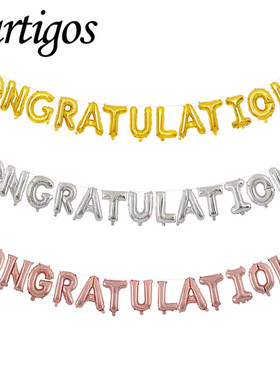 极速New 1set 16inch Contgratulations Congrats ballons letter