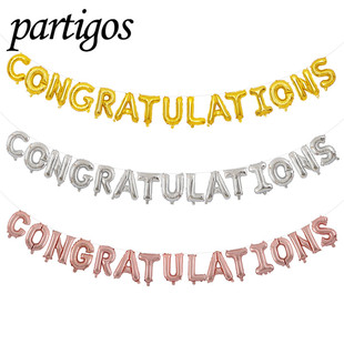 极速New 1set 16inch Contgratulations Congrats ballons letter