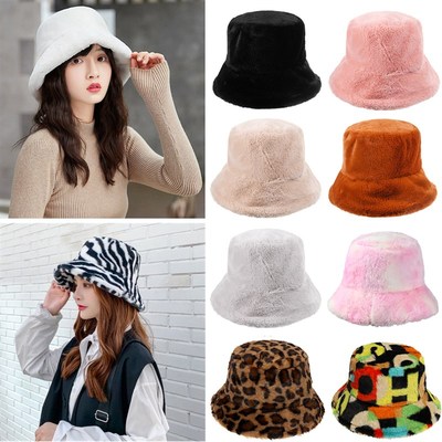 极速1 apc Faux Fur Winter Warm Fishermans Hat For Women Fas
