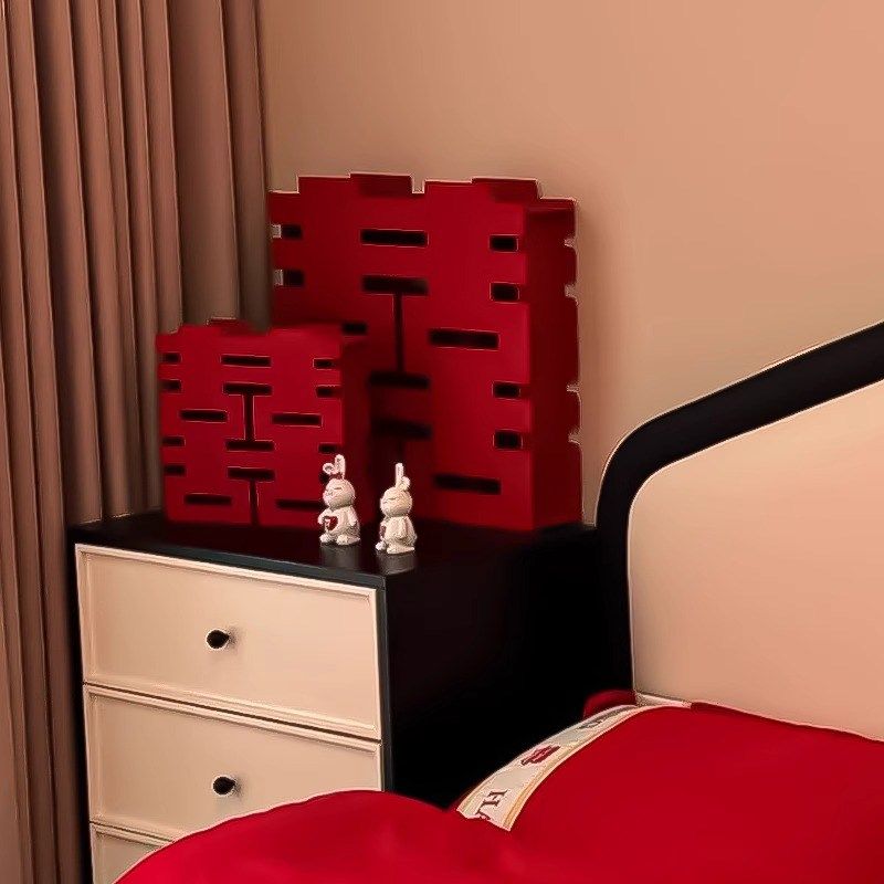 新品婚房装饰喜字l灯笼卧室柜子摆件结婚布置套装客厅柜子男女婚,节庆用品/礼品,婚房装扮用品,淘宝优惠券,粉丝福利购,淘宝优惠卷