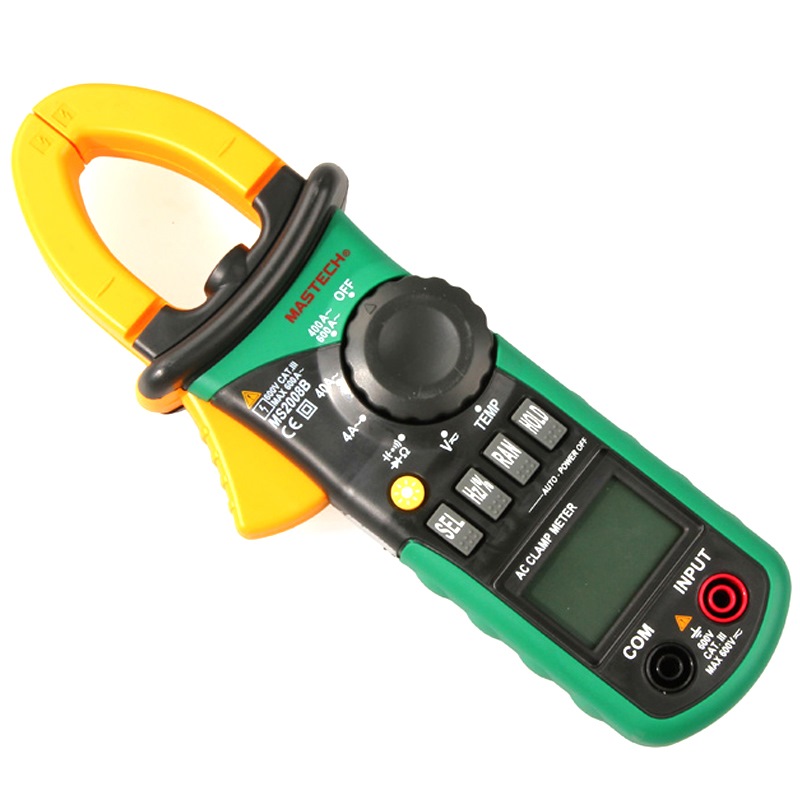 极速新品华仪钳形表MS2008Bw/MS2008A数字交L流钳形万用电表电容