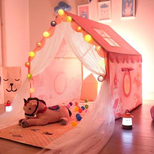儿童帐篷室内女男孩宝宝家用城堡小房子游戏玩具屋可睡觉分床神器