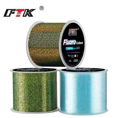 极速FTK 120m Invisible Fishing Line SpIeckle Fluorocarbon Co