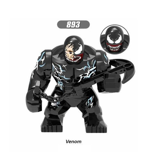 极速Iron Man Spiderman War xMachine Hulk Venom Figure Blocks