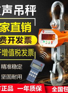 极速友声电子吊秤1t o2吨3高精度5吨10行车打印秤15无线吊钩秤吊