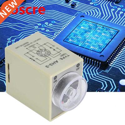 极速AH3-3 Time Relay 24V 110Vy 220V 380V 6S 8 Pins Delay Tim