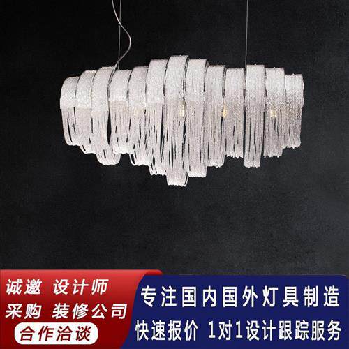 中山灯具艺术造型展厅酒店工程灯具客厅简约沙盘KTV会所水晶吊灯