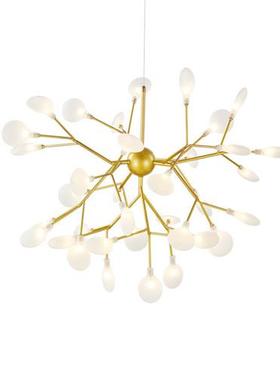 北欧客厅吊灯后现代简约树枝餐厅卧室灯创意个性服装店萤火虫灯具