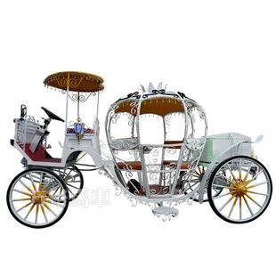 欧式南瓜马车灯光婚庆影视道具复古展厅展览景区观光巡游花车