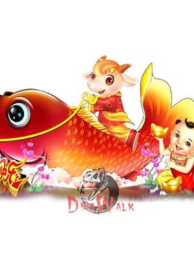 大型元宵灯会花灯彩灯自贡灯会制作春节灯会步行街亮化