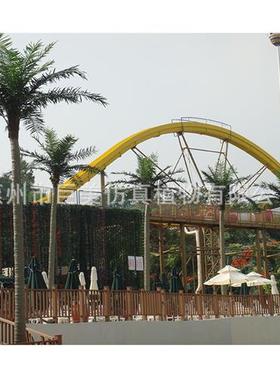 室内外仿真树椰子树大型玻璃钢假椰子树水上乐园人造椰树带椰果