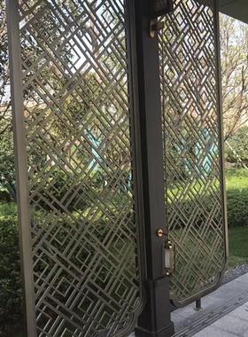 园林金属屏风承接售楼部门楼不锈钢装饰景观廊架钢结构焊接工程