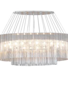 北欧灯具后现代简约创意个性客厅餐厅吧台服装店轻奢流苏链条吊灯