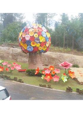 玻璃钢装饰产品四川玻璃钢厂灯光亮化产品玻璃钢产品装饰布置