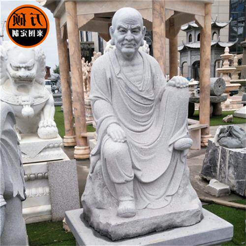 石雕十八罗汉花岗岩观音像天王寺庙供奉广场古人物佛像塑五百罗汉