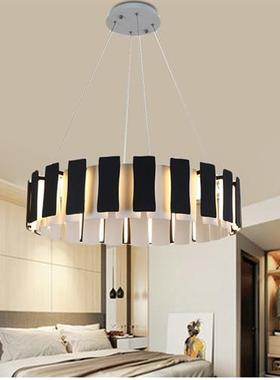创意吊灯黑白钢琴片北欧吊灯简约客厅餐厅书房卧室样板间吊灯