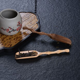 极速竹子雕刻茶勺茶匙茶q则 竹制茶铲 茶叶勺子 茶勺 分茶勺 茶具