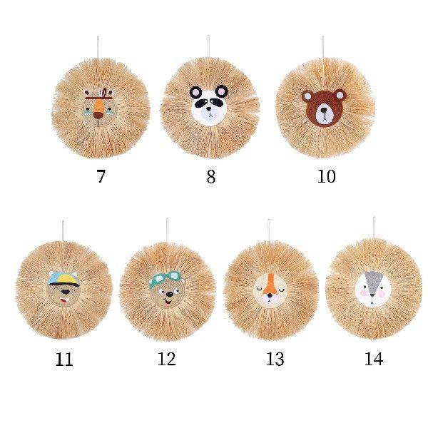 极速50cm Raffia Wanll Hanging Decor Hand-Woven Tapestry for