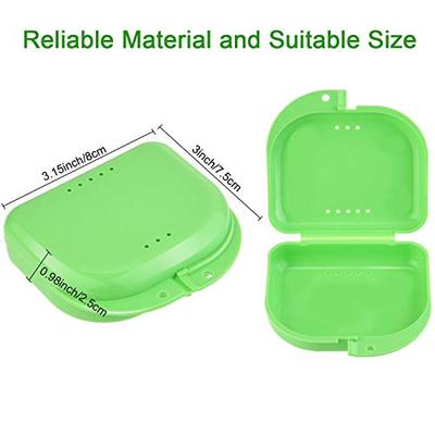 极速6 Pieces Retainer Cases Mouth Guard ContaPiner Case Mult