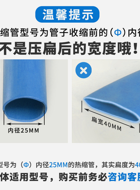 极速棕色灰色橙色2m倍热缩管铁路专用低压电工绝缘防水耐磨热缩管