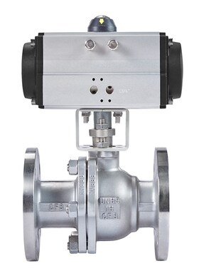 极速气动球阀法兰Q641F16P不w锈钢304铸钢切断高温蒸汽DN25 32 40