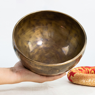 新品古代打击乐器尼泊o尔手工满月音碗瑜伽静心音疗铜碗小众民乐
