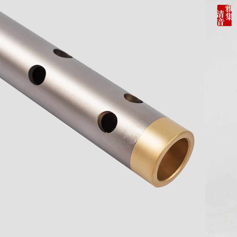 极速新品钛合金短箫 素管精制演奏收藏 八孔 洞箫 gf调.传统小众
