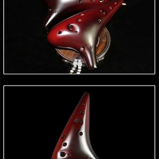 极速新陶笛12孔af调初学低音十二孔中音F专业演奏款 X6乐器陶土埙