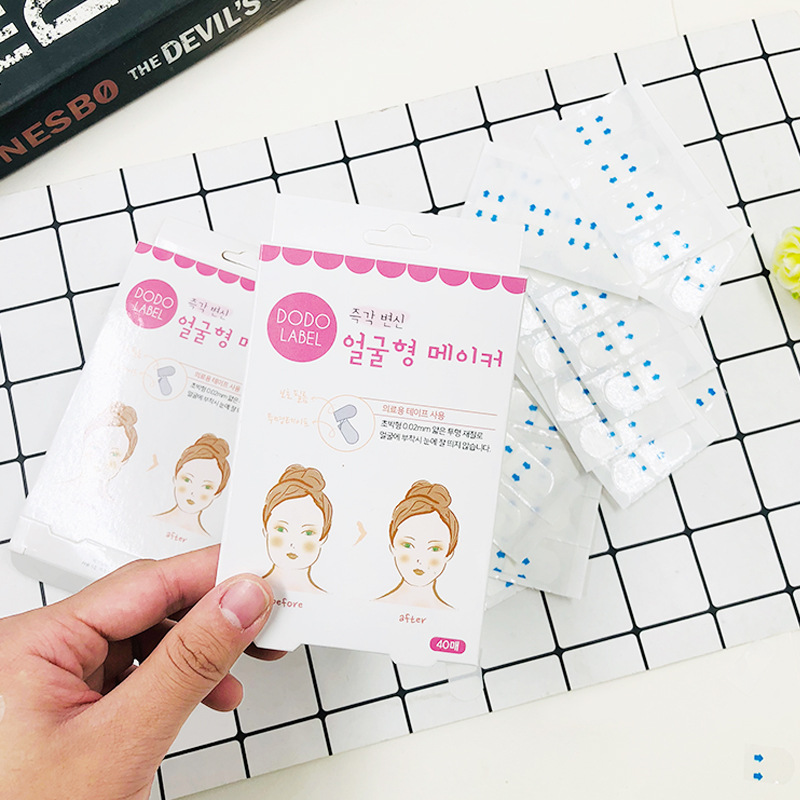 极速40Pcs/Box Invisible Thin Face StickJers Facial Line Wrin