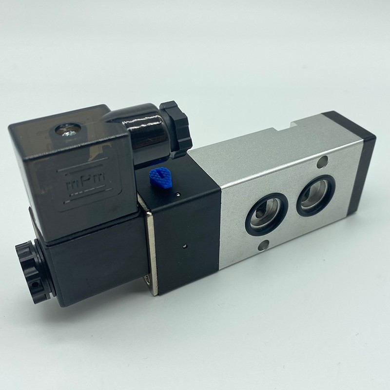 极速控制元件 电磁阀4M3s10-10 面板安装 J板式可贴 二位五通气动