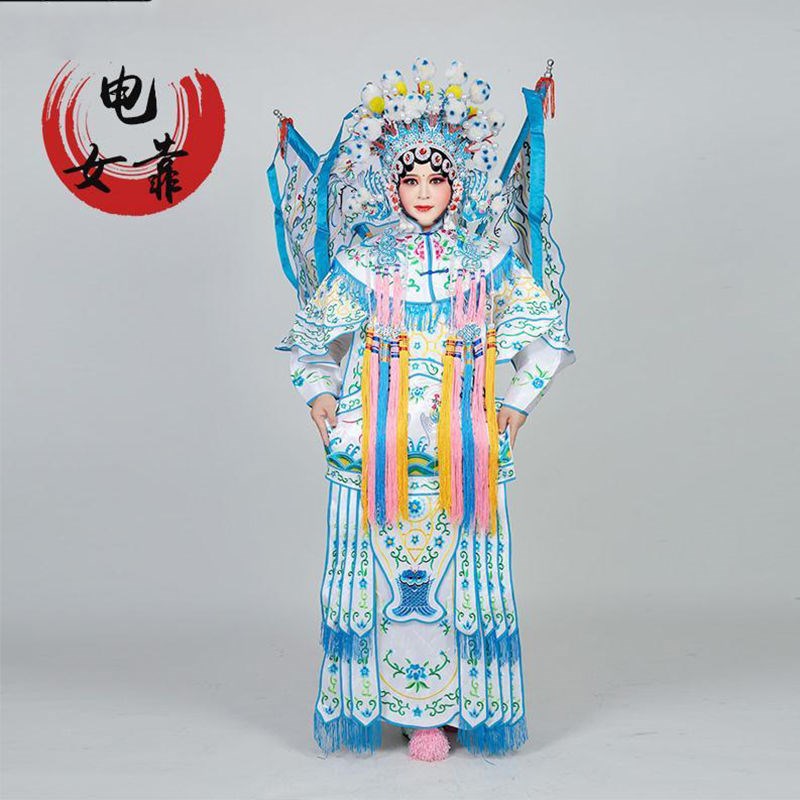 极速戏曲京剧秦腔舞n台演出服武旦刀马旦穆桂英樊梨花古装女将军