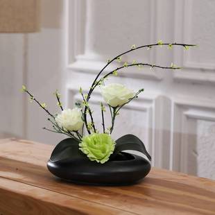 极速冰箱顶上面j的摆件插仿真装饰放酒柜品空调话轻奢大花瓶干束