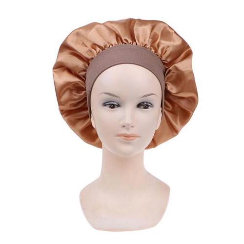 极速1pc Satin Sleeping Hat Night SEleep Cap Hair Care Bonnet