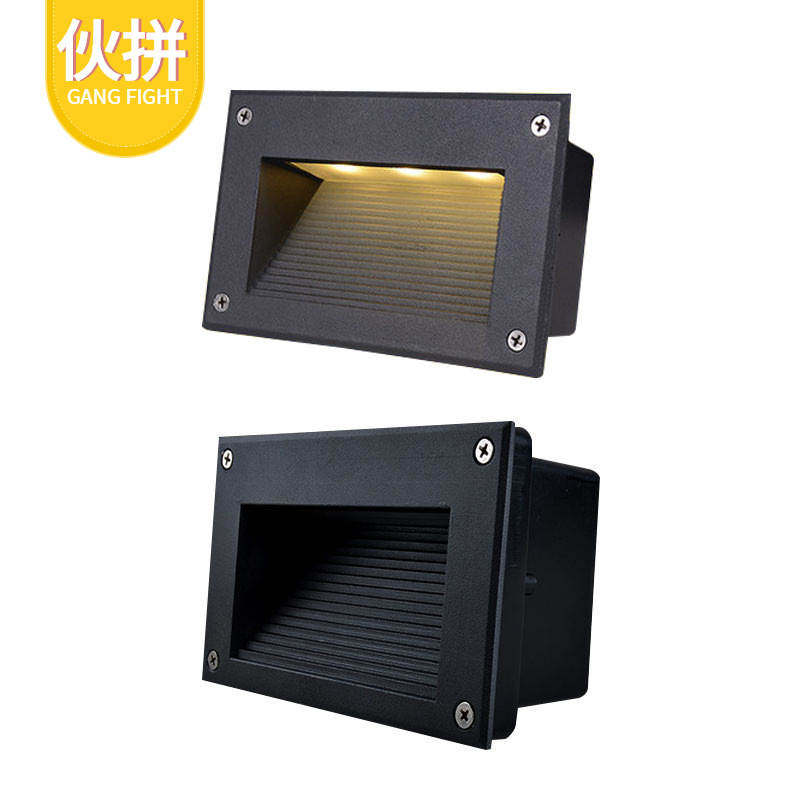 极速户外灯地脚j灯嵌入式壁灯别墅户外防水景观庭院灯墙角灯楼梯