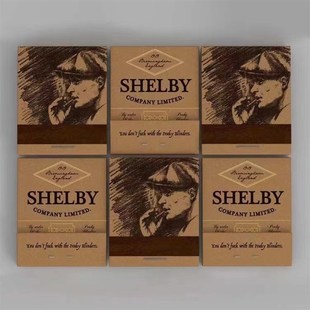 极速谢尔比火柴老式浴血黑帮同款x火柴盒防风单手网红shelby火材