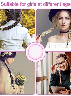 极速Elastic Hair Ties Rubber BaAnds for Hair  1000Pcs Colorf