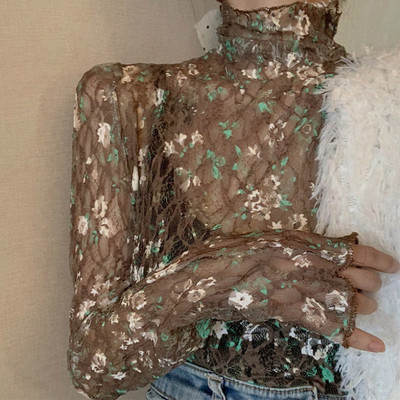 极速Shirts Women Turtleneck Long Sleeve Elegant AllW-match A