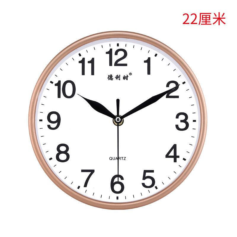 极速静音挂钟现代客厅钟q表卧室时尚挂表家用大气石英钟简约时钟9