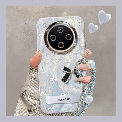 适用vivoY系列蝴蝶结公仔手机壳