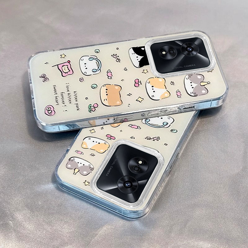 适用OPPOA系列可爱耳机猫咪外壳