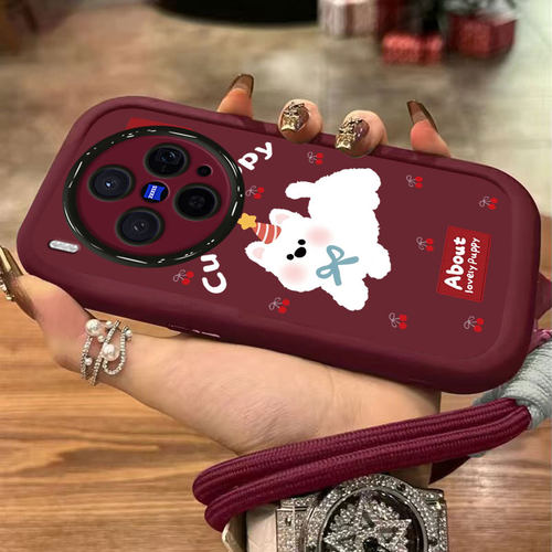 适用vivoX系列趴趴小狗手机壳
