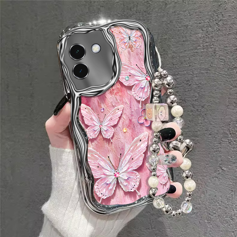 vivoY系列艺术新款油画蝴蝶外壳