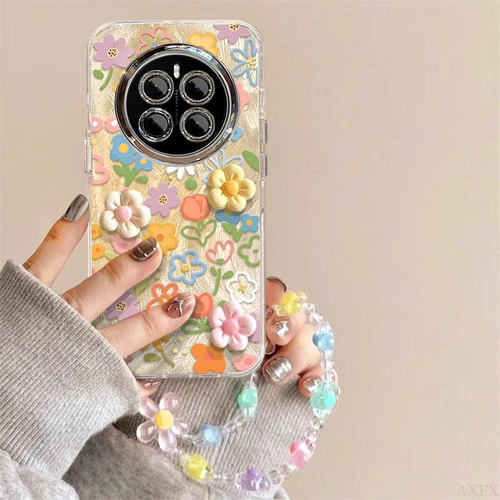 适用荣耀Magic系列涂鸦花朵外壳