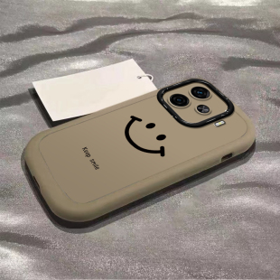 适用IQOOZ9手机壳新款IQOOZ系列vivoIQOOz5开心笑脸Z8x全包Z7防摔Z3保护套Z1不会撞壳的硅胶软壳爱酷全包镜头