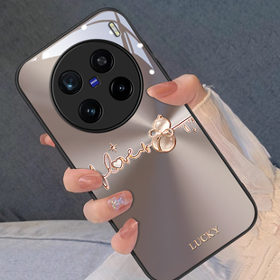 適用vivoX200Promini手機(jī)殼新款 x90s x100pro時(shí)尚 70t pro 60t 幸運(yùn)葫蘆x80pro女款 x50 xnote 30玻璃27 曲屏版