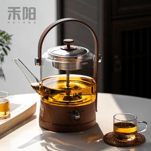 烧水壶家用蒸茶壶养生壶普洱白茶煮茶器 禾阳全自动玻璃煮茶壶新款