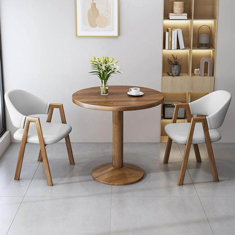 简约洽谈接待桌椅组合办公室休闲咖啡店奶茶店出租房饭餐桌现代圆,住宅家具,板木餐桌,淘宝优惠券,粉丝福利购,淘宝优惠卷